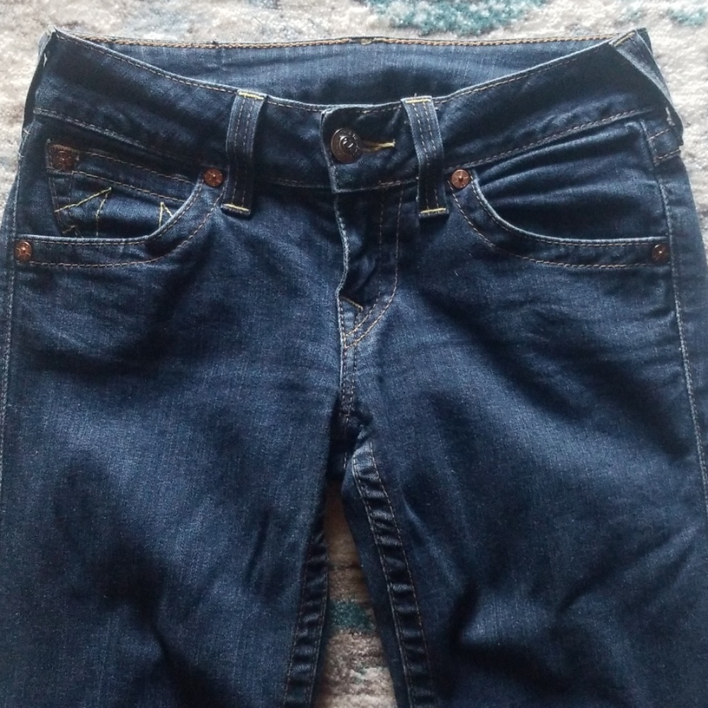 True Religion Hi-Rise Boot Jeans 27 - Picture 2 of 8